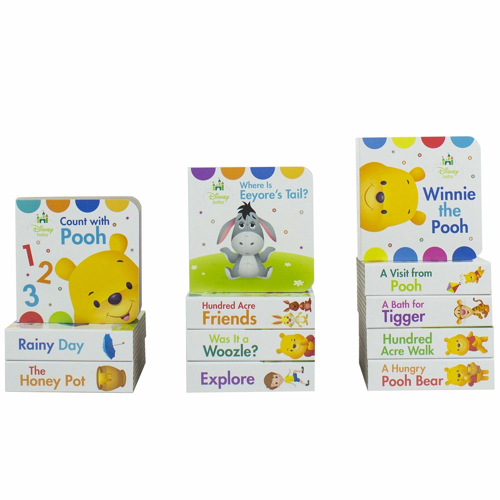 Disney Baby - Winnie the Pooh - My First Library Board Book Block 12-Book Set Item image 5