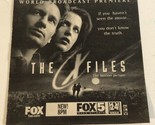 The X-Files Tv Guide Print Ad David Duchovny Gillian Anderson TPA14 - $5.93