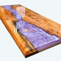 acacia Wood Made to order Olive Epoxy Table Custom Epoxy Resin Dining Table Deco - £413.56 GBP+