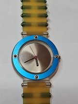 Fossil Wrist Watch Radio Days Blue/Silver Face Needs Battery - €21,39 EUR