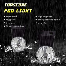 TopScope Lens Bumper Fog Lights For 1994-2002 Dodge Ram 1500 2500 3500-Clear - £23.35 GBP