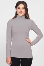 M-Rena Turtle Neck Long Sleeve Seamless Essential Top - $32.00