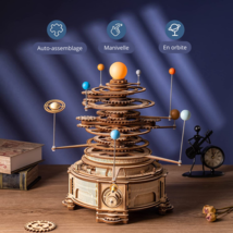 Mécanique Orrery - Puzzle en bois 3D, Assemblage de jouets créatifs, Cad... - £69.69 GBP+