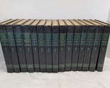 F.E Compton&#39;s Pictured Encyclopedia Set Vol 1-15 1952 Embossed Vintage C... - $89.06
