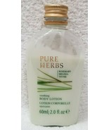 Pure Herbs ROSEMARY MELISSA THYME Body Lotion Soothing Ada Travel 2 oz/6... - £7.92 GBP