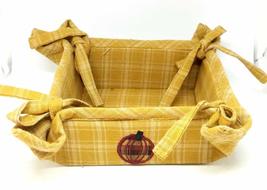 Collapsible Cotton Bread Basket (LARGE 9 X 13) - £11.94 GBP+