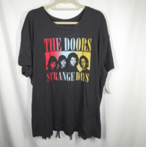 Torrid Plus 3X The Doors Relaxed Fit Fringe Back Cotton Blend T-Shirt - £27.40 GBP