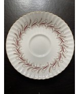 Paragon By Appointment The Queen Fine China England Plated Red/Gold Saucer - $11.49