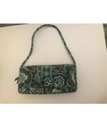 Vera Bradley Java Blue Oblong Shoulder Bag 12 X 6 Retired - $12.86