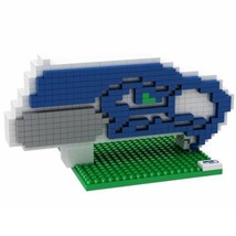 Seattle Seahawks Nfl 3D Brxlz Team Logo Puzzle Consruction Block Set Toy - £13.45 GBP