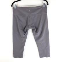 Lululemon Wunder Under Crop Full-On Luon Soot Light Gray 10 - £19.23 GBP