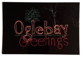 Festival of Lights Oglebay Greetings Wheeling West Virginia WV UNP Postcard - £6.29 GBP