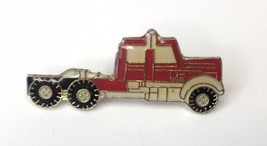 Vintage Red Diesel Semi Truck Cab Lapel Hat Pin Tack Enamel Pin - £5.47 GBP