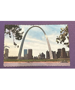 St Louis Missouri Gateway Arch &amp; Downtown City Skyline 1979 Postcard - £3.53 GBP