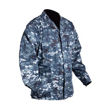 Us Navy Nwu Type 1 Blue Digital Camouflage Blueberry Uniform Jacket Small SI979 - £31.77 GBP