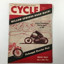 VTG Cycle Magazine June 1954 English Trials and How To Ride Them No Label - £15.01 GBP