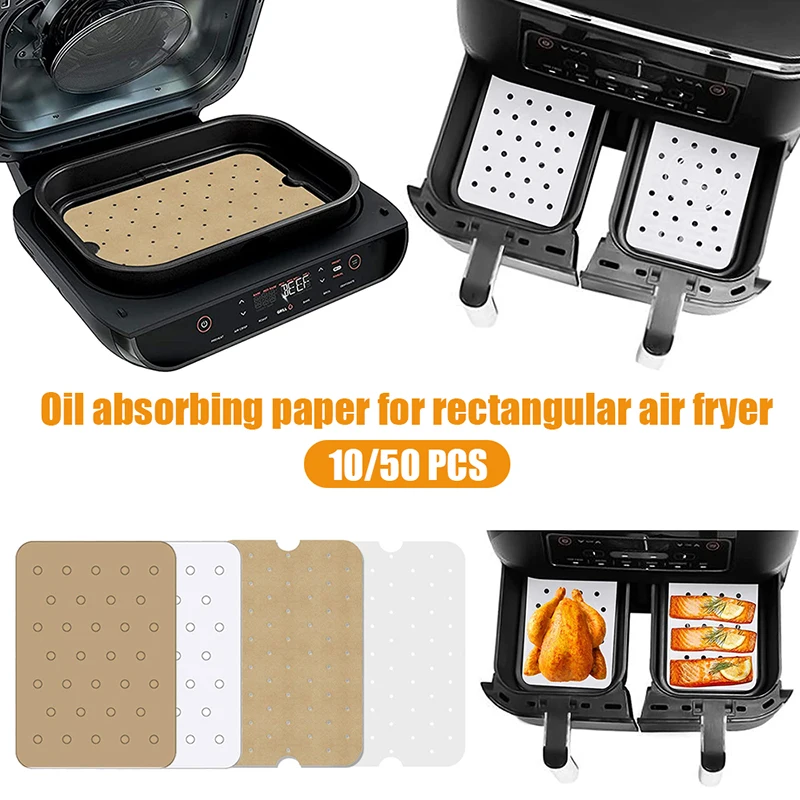 House Home Air Fryer Parchment Paper Liners for Ninja Foodi XL Smart FG551 6-In- - £19.66 GBP