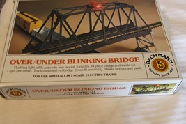 HO Scale Bachmann, Over/Under Blinking Bridge &amp; Trestle BNOS Open Box Vintage - £31.46 GBP