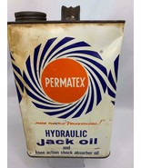 Vintage Permatex Hydraulic Jack Oil Can One Gallon 1966 Brooklyn NY - £30.49 GBP