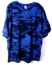 Code V Blue Black Camouflage T Shirt Men Size XL NWOT - $14.95