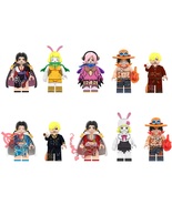 10pcs One Piece Ace Boa Hancock Vinsmoke Reiju Sanji Carrot Minifigures Set - £20.82 GBP