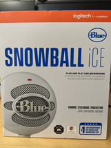 Blue Snowball iCE Plug &#39;n Play USB Microphone WHITE 988-000071 - £27.96 GBP