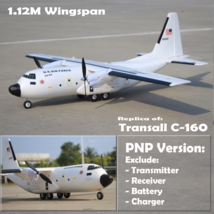 RC Airplane DIY C-160 Transall Cargo Aircraft Wingspan US Air Force Flig... - $2,588.14 MXN