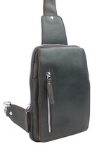 Vagarant Traveler Cowhide Leather Chest Pack Travel Companion LK05.DB - £63.14 GBP