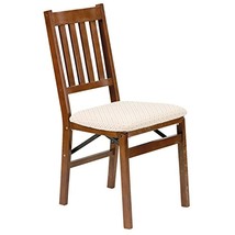 MECO STAKMORE Arts and Craft Folding Chair Fruitwood Finish, Set of 2 - £116.14 GBP