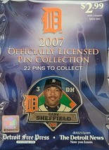 Detroit Tigers 2007 Officially Licensed Pin Collection Gary Sheffield #3 - £8.59 GBP