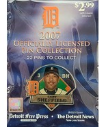 Detroit Tigers 2007 Officially Licensed Pin Collection Gary Sheffield #3 - £8.20 GBP