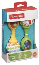 Fisher Price Rattle N Rock Maracas Infant Baby Toy Set of 2 Rattles  - £7.55 GBP