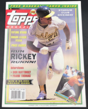 Vintage Summer 1991 Topps Magazine #7 Rickey Henderson Cal Ripken Jr - £7.46 GBP