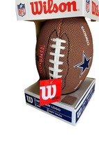 NFL Dallas Cowboys Mini Wilson Football 9&quot; football Soft Touch NEW NFL L... - £11.05 GBP