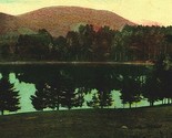 Warrensburg NY New York Echo Lake Hackensack Mountain 1915 Vtg Postcard  - $3.91