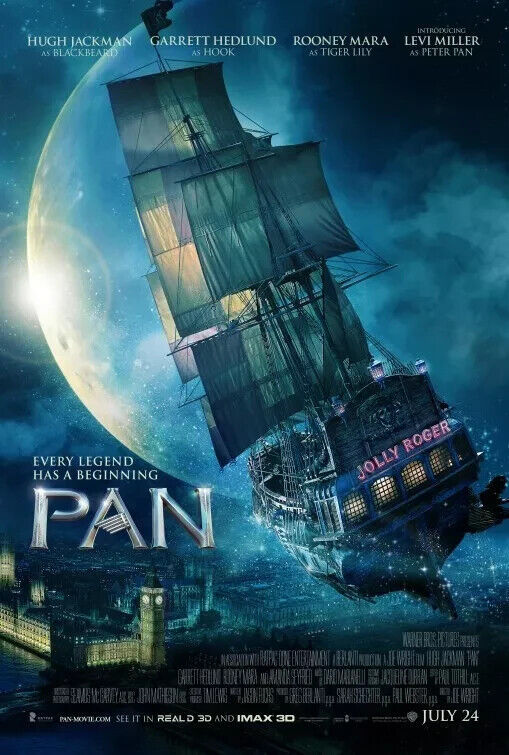 Pan Double Sided Movie Poster - $29.69