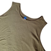 Old Navy Luxe Women&#39;s Hi Neck Tank Top Size 2X Green Arboretum Scoop Neck - $16.63