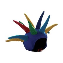 Coolcasc Show Time Unisex Children Spike helmet cover, multi-coloured  - £47.81 GBP