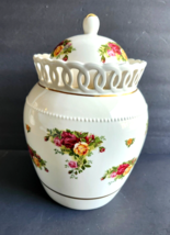 Limited Edition Royal Albert Old Country Roses Biscuit Barrel #3669 of 8000 - £59.35 GBP