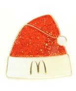 McDonald&#39;s Santa Hat 2009 Lapel Hat Pin Crew Employee 1&quot; x 1&quot;  Christmas - $180.03 MXN