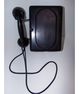Antique Black TR&amp;S Dan Mac Handset Wall Phone with Bakelite Receiver Tel... - $203.16 CAD