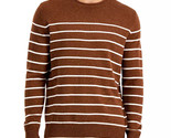Club Room Men&#39;s Gregor Striped Sweater in Brown-XL - £13.63 GBP