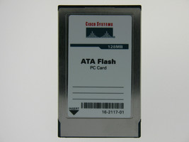 16-2117-01 128MB PCMCIA Flash Card Cisco - £57.16 GBP