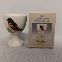 Goebel 1989 Eggcup Baltimore Oriole New in Box 12th Annual Eggcup Collec... - $13.95