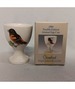 Goebel 1989 Eggcup Baltimore Oriole New in Box 12th Annual Eggcup Collec... - £11.02 GBP