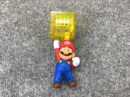 Vintage SUPER MARIO Nintendo McDonald&#39;s Figure holding Slot Machine 2018 - £6.96 GBP