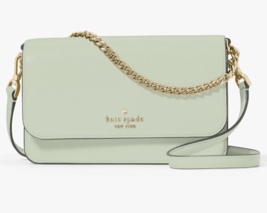 Kate Spade Madison Flap Crossbody Bag Mint Green Leather Chain Purse KC586 NWT - £69.65 GBP