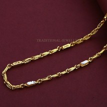 Unisex Italian Turkey chain 916% 22k Gold Chain Necklace Daily wear Jewelry 59 - £2,124.63 GBP+