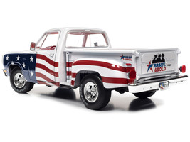 1980 Dodge D150 Adventurer Pickup Truck White with American Flag Graphics and... - £95.33 GBP