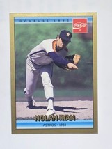Nolan Ryan Coca-Cola 1992 Donruss #17 Houston Astros Coke MLB Baseball Card - £1.09 GBP